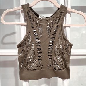 🧡GARAGE🧡 Seamless cutout summer festival tank